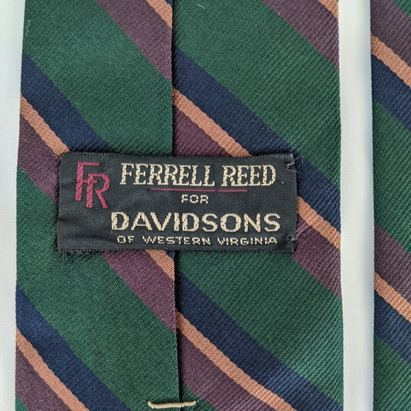 Ferrell Reed for Davidsons of W. Virginia Silk Tie - Picture 12 of 12
